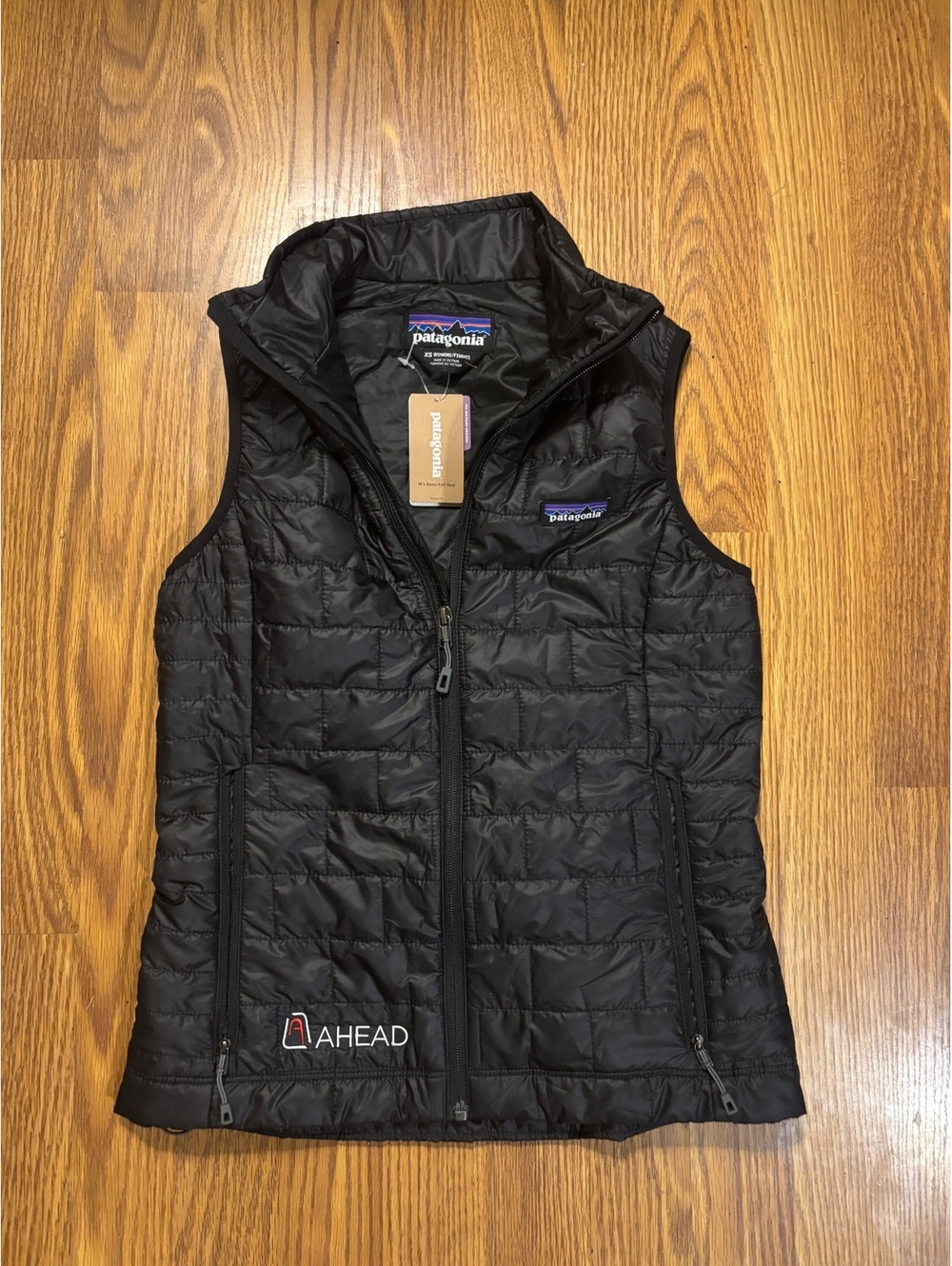 Brand New With Tags Black Patagonia Puff Vest-Size XS